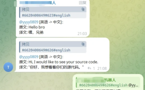Telegram AI全自动翻译客服机器人源码/带视频搭建教程