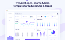 基于Tailwind CSS React的5个免费的仪表板和模板