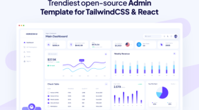 基于Tailwind CSS React的5个免费的仪表板和模板