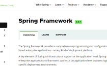 Java的开源应用程序框架Spring Framework介绍