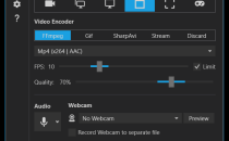 一款基于C#开发的开源屏幕录制和截图工具