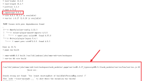 pnpm run build报错Search string not found: “for (const existingRoot of buildInfoVersionMap.roots) {“