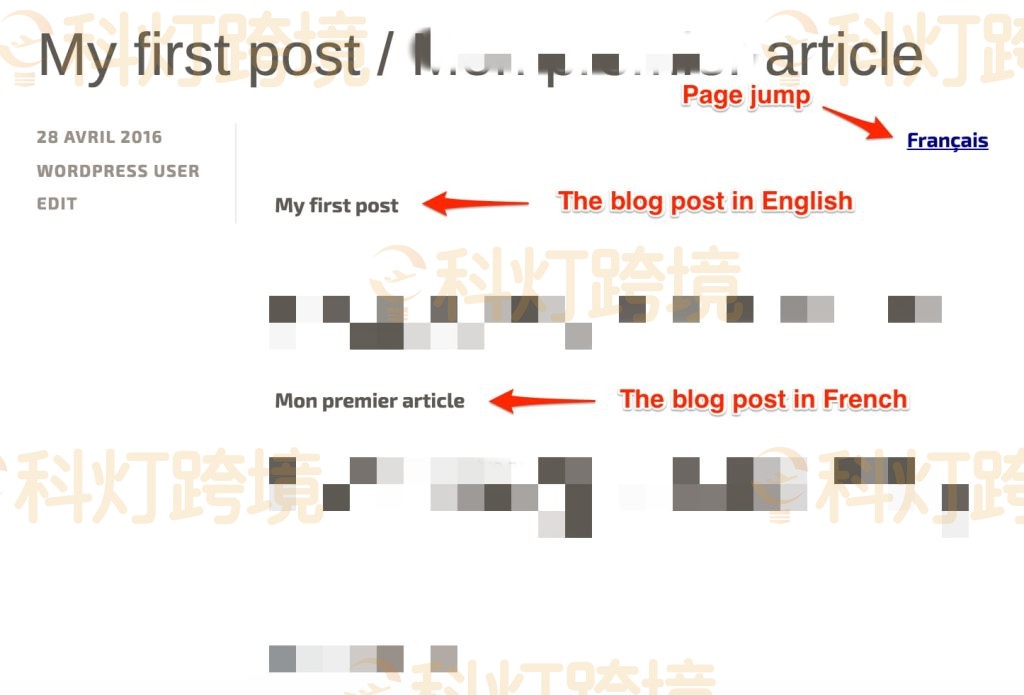 WordPress怎么多语言？