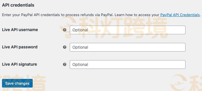 WooCommerce PayPal设置如何做?