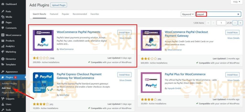WooCommerce PayPal设置如何做?