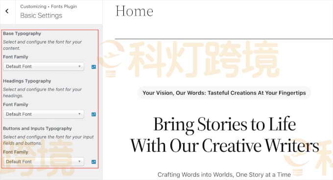 WordPress字体设置 WordPress怎么改字体?