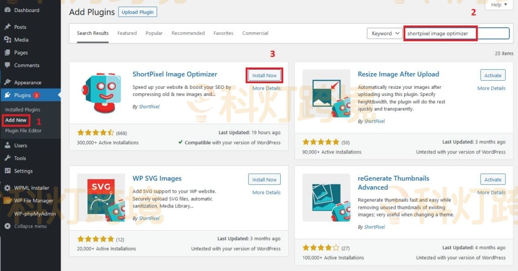 WordPress插件：ShortPixel图像优化插件安装设置教程