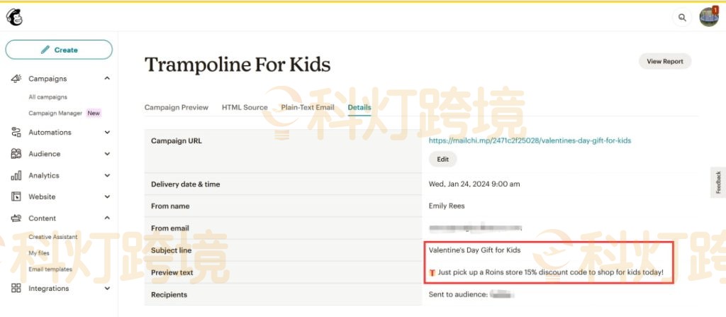 Mailchimp详细使用教程