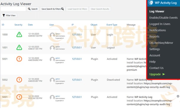如何使用WP Activity Log插件监控用户活动