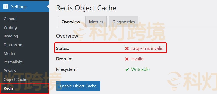 WordPress Redis缓存作用及开启设置