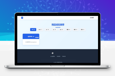 带简易后台管理的米表系统 域名出售系统 自适应页面