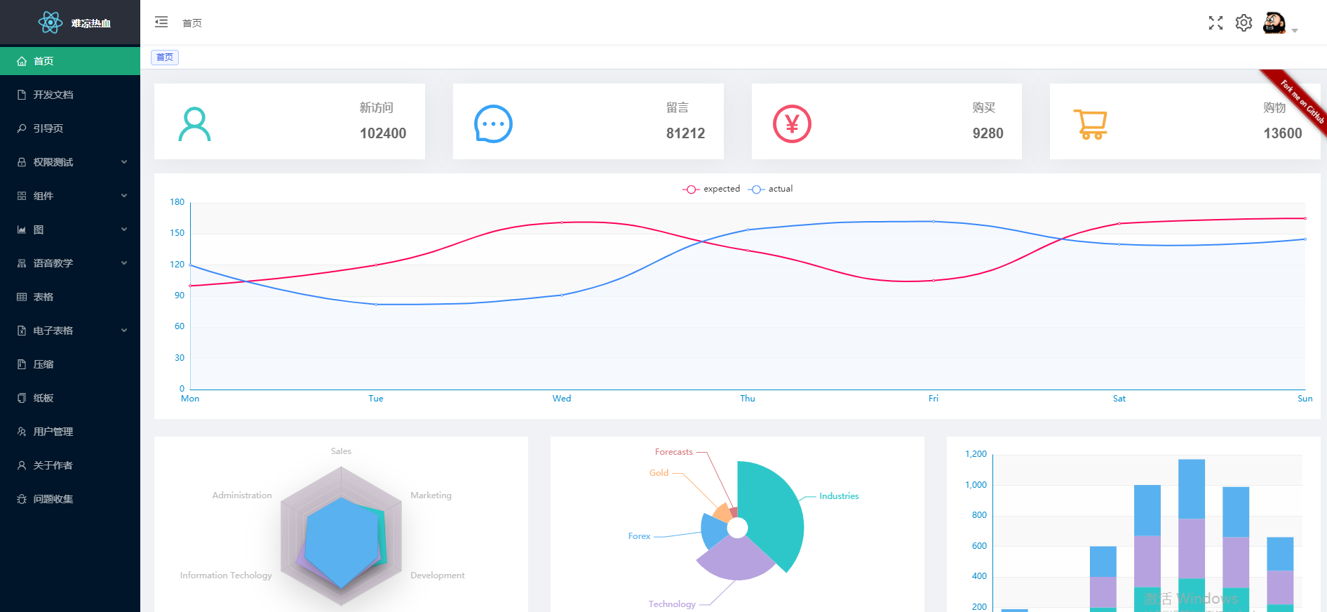 企业级中后台，低代码开发平台源码
