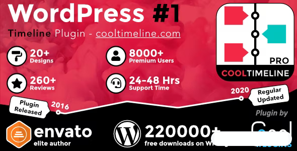 Cool Timeline Pro – WordPress 时间线插件源代码
