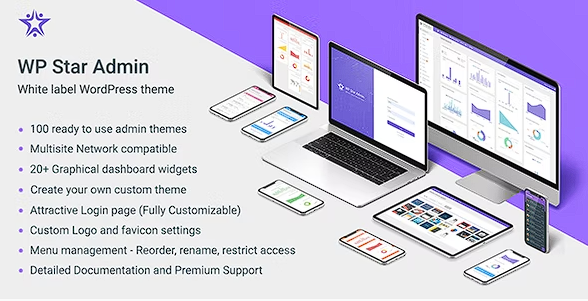 WP Star – 白标 WordPress 管理主题源代码