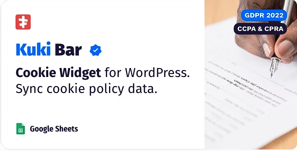 Kuki Bar – WordPress 的 Cookie 小工具源代码