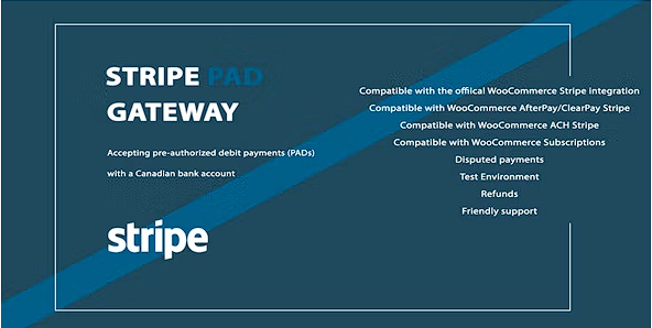 用于 Stripe 的 WooСommerce PAD 网关源代码