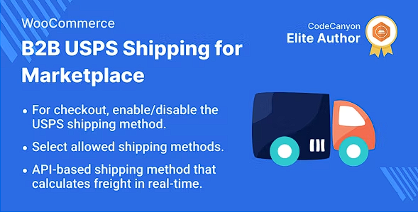 WooCommerce 的多供应商 B2B USPS 运输源代码