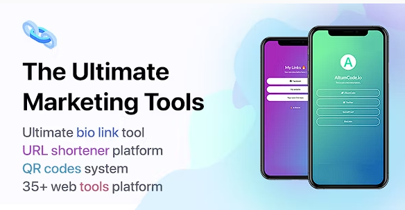 66biolinks – 生物链接、URL 缩短器、二维码和 Web 工具 (SAAS)源代码