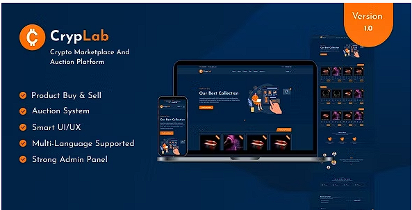 CrypLab – 加密市场平台源代码