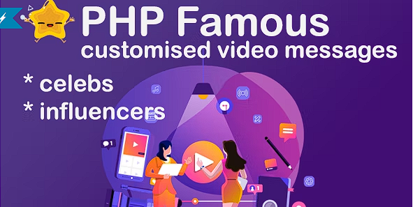 PHP Famous – 来自名人和影响者的个性化视频消息源代码