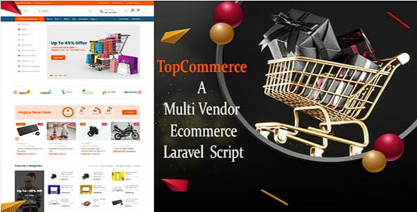 TopCommerce – Laravel 多供应商电子商务脚本源代码