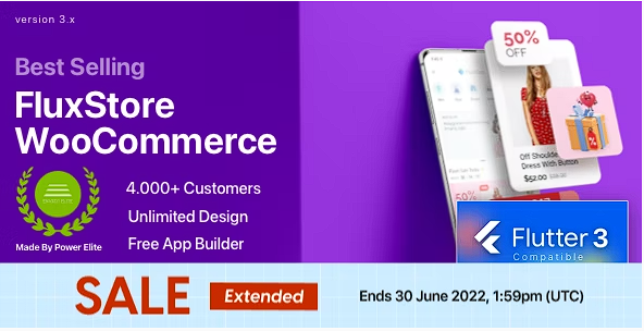 Fluxstore WooCommerce – Flutter 电子商务完整应用源代码