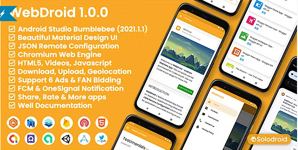 WebDroid – Android WebView 应用程序源代码