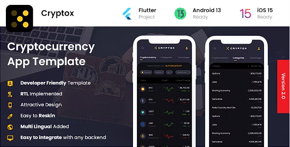 应用模板| 加密货币应用程序| 加密价格图表加密钱包应用程序| NFT 追踪器应用程序| 隐孢子虫源代码