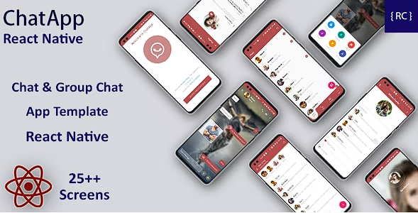 聊天和群聊应用模板 React Native | Whatsapp 克隆 React Native 模板 | 聊天应用源代码