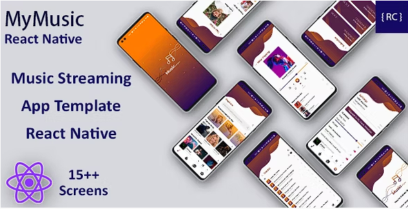 在线音乐流 Android + iOS 应用模板| 反应原生 | 音乐播放器应用程序 | 我的音乐源代码