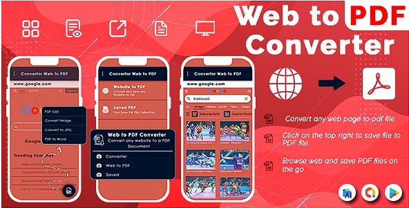 Web 到 PDF 转换器 – 将 Web 转换为 PDF – 网站为 PDF – 保存和查看网页 – Webp 到 PDF源代码