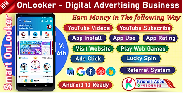 OnLooker – 使用收入系统推广应用程序、网站和视频源代码