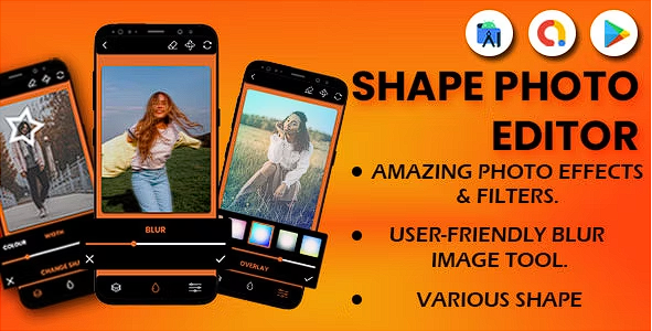 PIP 形状照片编辑器 – 3D 形状图片艺术 – 形状叠加照片编辑器应用程序 – Insta 照片效果源代码