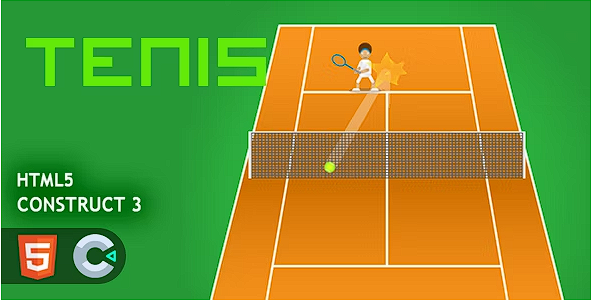 网球 HTML5 Construct 3 游戏源代码