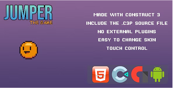 Jumper the Game – Construct 3 的模板源代码