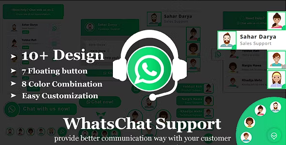 WhatsChat-WhatsApp 聊天小部件 jQuery 插件源代码