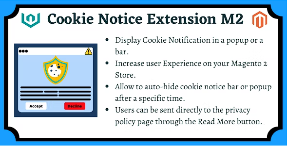 Magento 2 Cookie 通知 | GDPR | Webiators 的 CCPA 扩展源代码