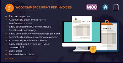 WooCommerce PDF 发票专业版源代码