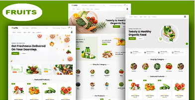 水果 – 杂货店和食品电子商务 HTML5 模板源代码