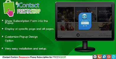 Prestashop iContact 订阅源代码