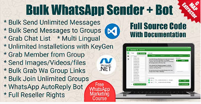 WaBulker Bulk WhatsApp 发件人带按钮 + 群组发件人 + WhatsApp Autobot源代码
