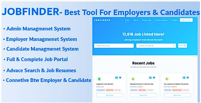 Job Finder – 招聘门户，连接候选人和雇主源代码