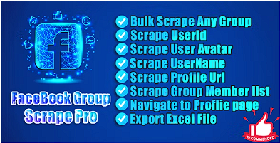 社交媒体-Facebook Scrape Group|Scrape Group Members Pro源代码