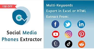 社交媒体电话提取器专业版源代码