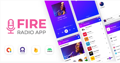 带有 Firebase 后端、Admob 和 Facebook 广告的电台应用源代码