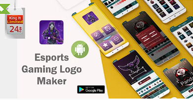 电子竞技 – 带有 Facebook 广告的游戏徽标制作 Android 应用源代码