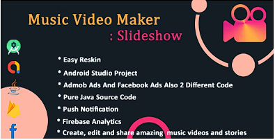 具有歌曲、效果、帧等的照片视频制作器…与 Admob 和 Facebook 广告集成源代码