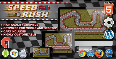Speed Rush – HTML5 构建赛车游戏源代码