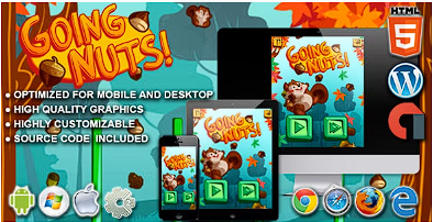 Going Nuts – HTML5 构建物理游戏源代码