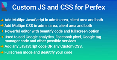 用于 Perfex CRM 的 Elite 自定义 JS 和 CSS 模块源代码